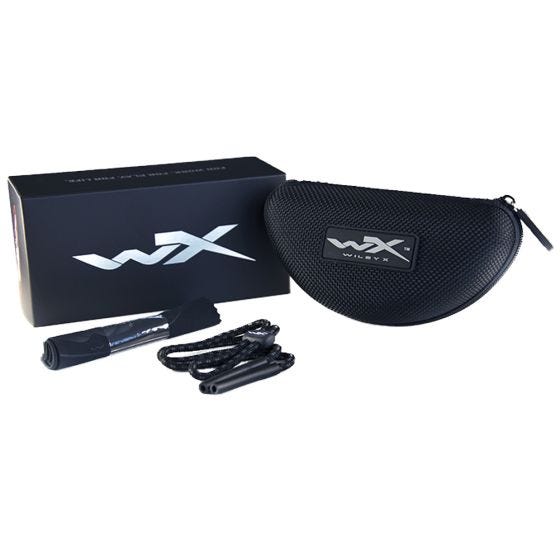 Wiley X WX Valor Glasses - Black Ops Smoke Grey Lens / Matte Black Frame