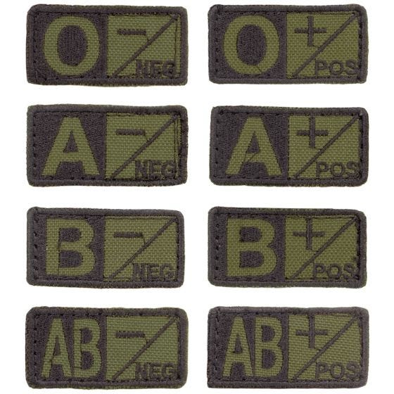Condor Blood Patch Olive Drab/Black