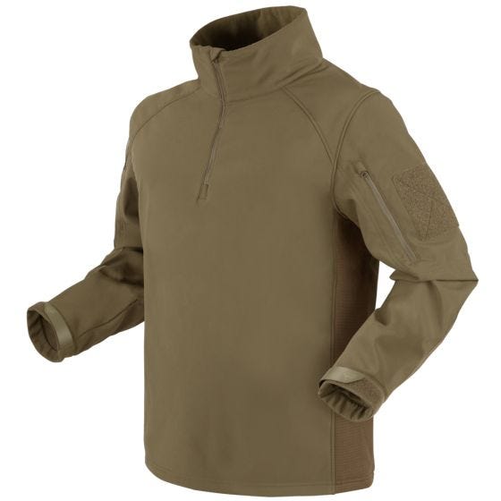 Condor Patrol 1/4 Zip Softshell Jacket Tan