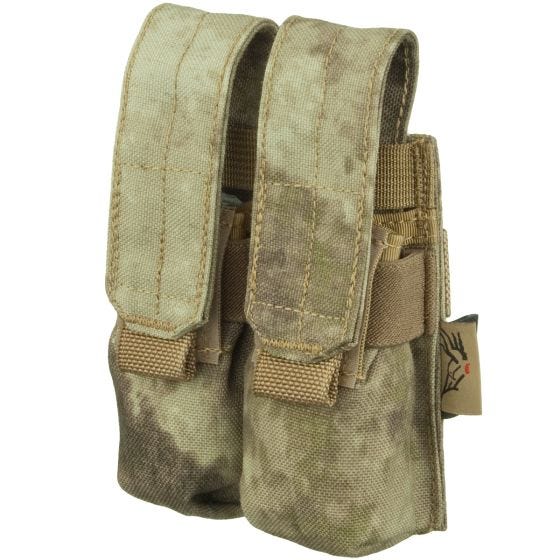 Flyye Double 9mm Magazine Pouch Ver. FE MOLLE A-TACS AU