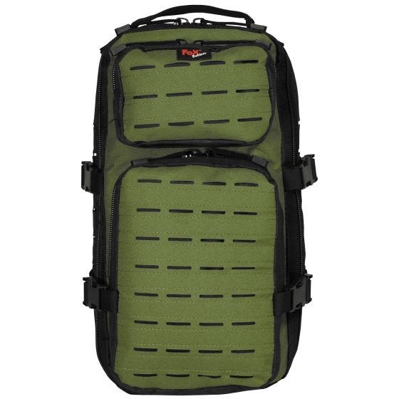 Fox Outdoor Assault-Travel Backpack Black / OD Green
