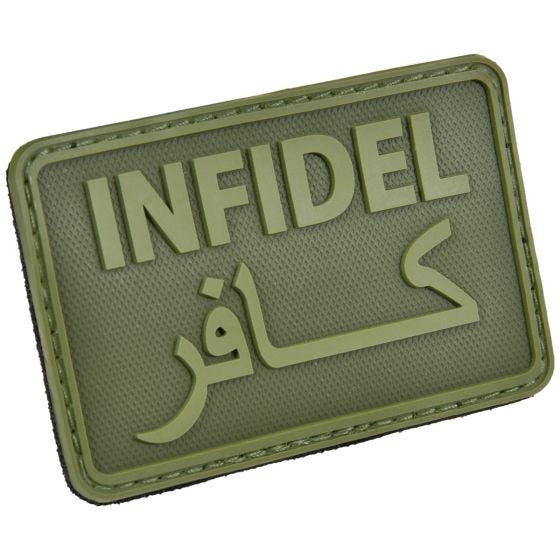 Hazard 4 Infidel Morale Joke Patch OD Green