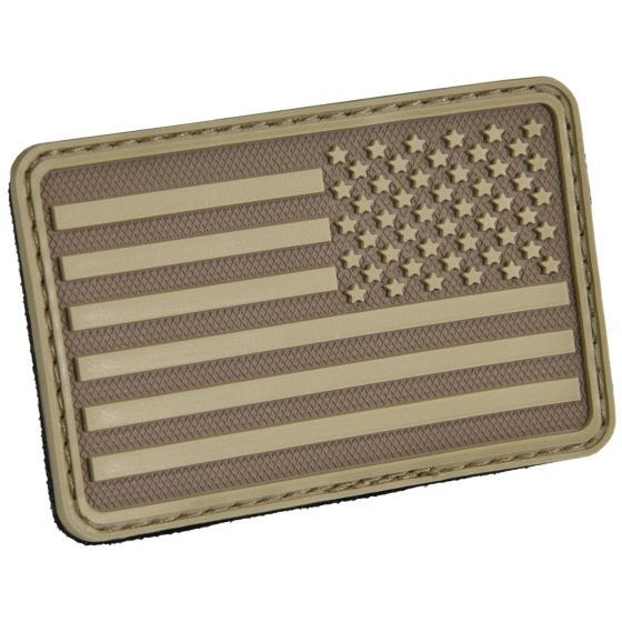 Hazard 4 USA Flag Right Arm Morale Patch Coyote