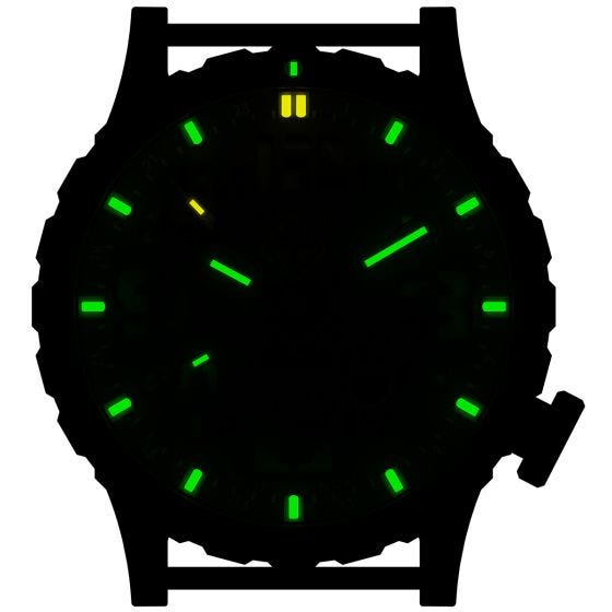Hazard 4 Heavy Water Diver Titanium Tritium Watch Nightwatch Green/Yellow
