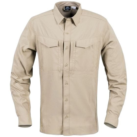Helikon Defender Mk2 Tropical Shirt Long Sleeve Silver Mink