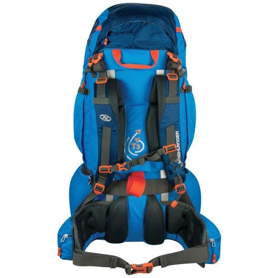 Highlander Ben Nevis 65L Rucksack Blue