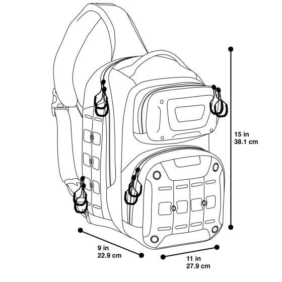 Maxpedition Edgepeak Ambidextrous Sling Pack Grey