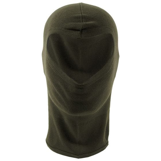 MFH 1 Hole Balaclava Lightweight Cotton Olive