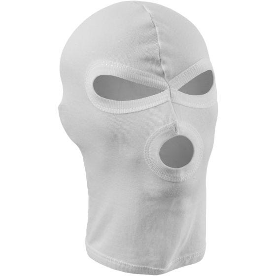 MFH 3 Hole Balaclava Lightweight Cotton White