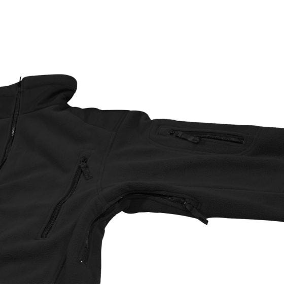 MFH Heavy Strike Fleece Jacket Black