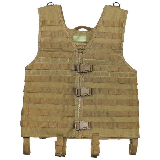 MFH Vest MOLLE Light Coyote