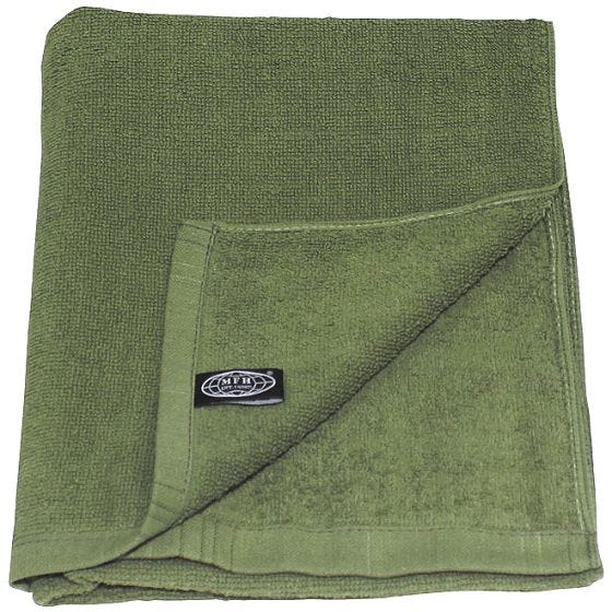 MFH 110x50cm Terry Cloth Towel OD Green
