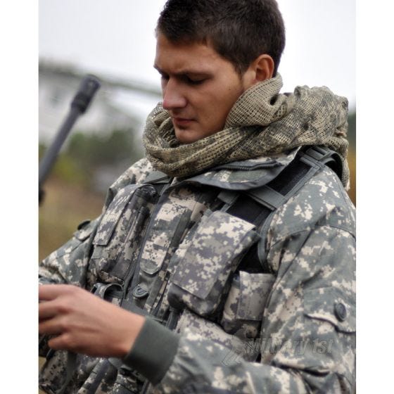 Mil-Tec Net Scarf Black