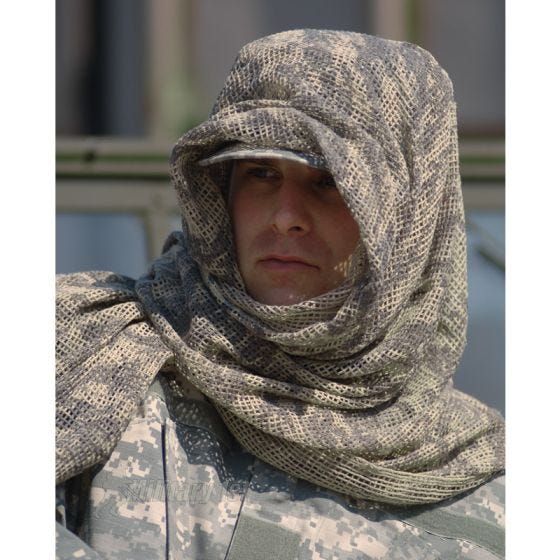 Mil-Tec Net Scarf Black