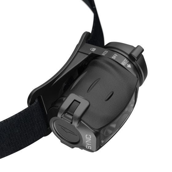 Princeton Tec Sync LED Head Torch Black/Dark Gray Case