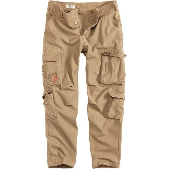 Surplus Airborne Slimmy Trousers Beige Washed