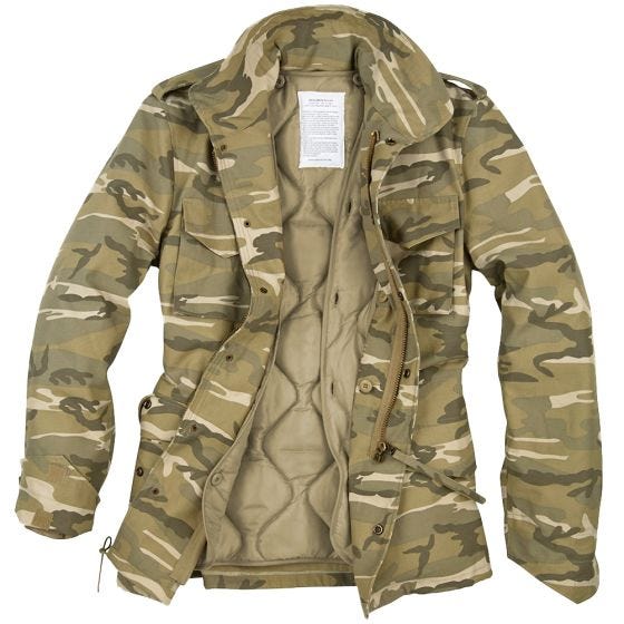 Surplus US Field Jacket M65 Desert Light