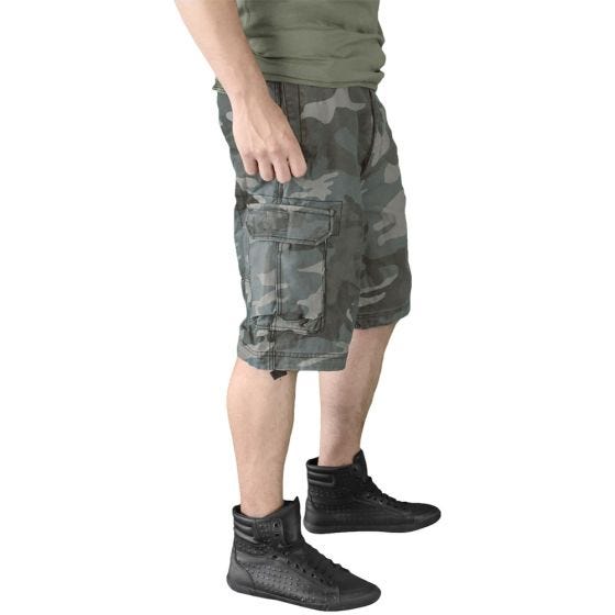 Surplus Vintage Shorts Washed Night Camo