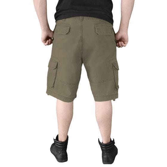 Surplus Vintage Shorts Washed Olive