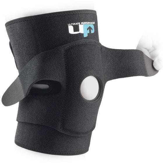 Ultimate Performance Ultimate Knee Support with Straps Black