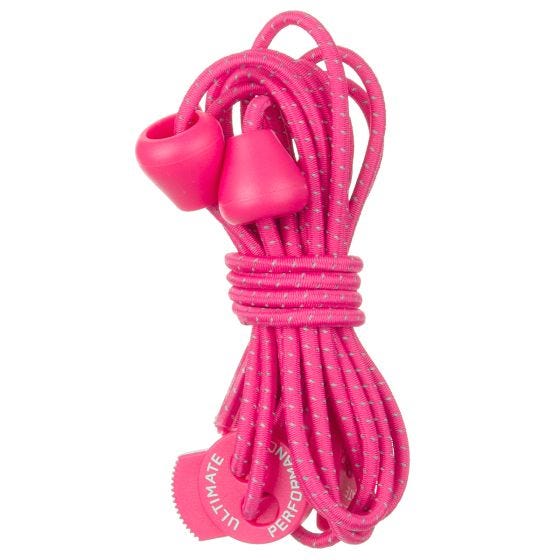 Ultimate Performance Reflective Elastic Laces Hot Pink