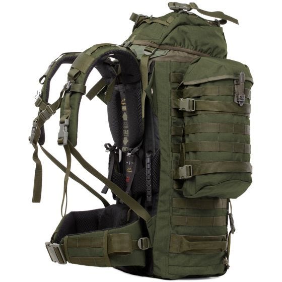 Wisport Wildcat 65L Rucksack Olive Green
